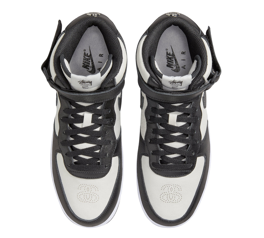 Stussy X Nike Air Force 1 Mid ‘Grey Black‘