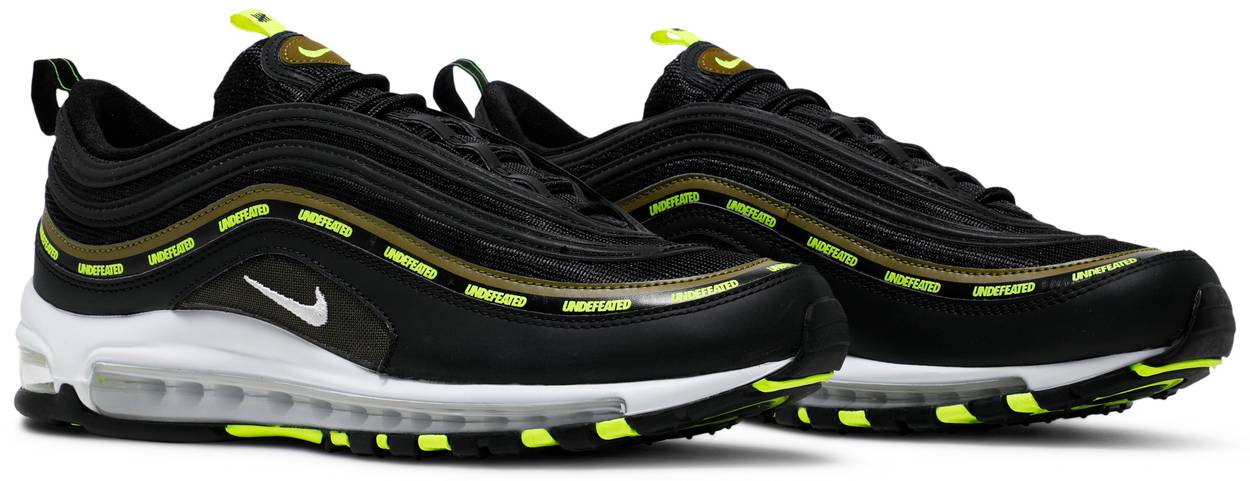 Undefeated x Air Max 97 'Black Volt'