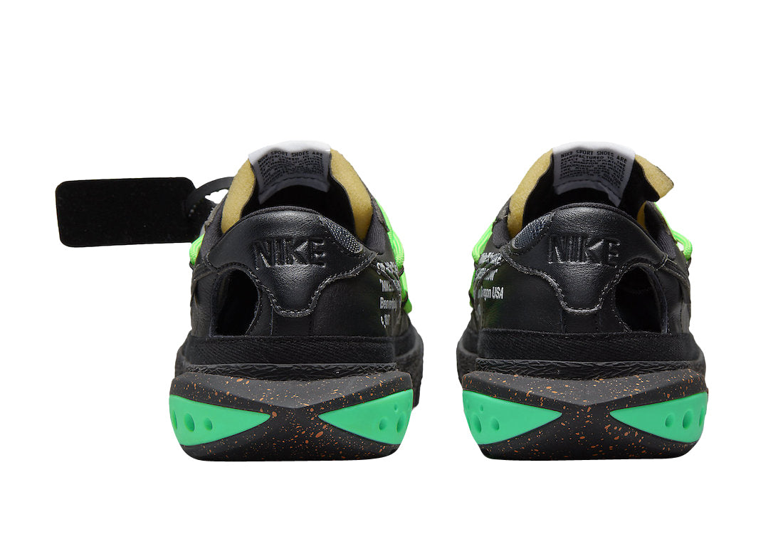 Off-White X Nike Blazer Low ‘Black Electro Green‘