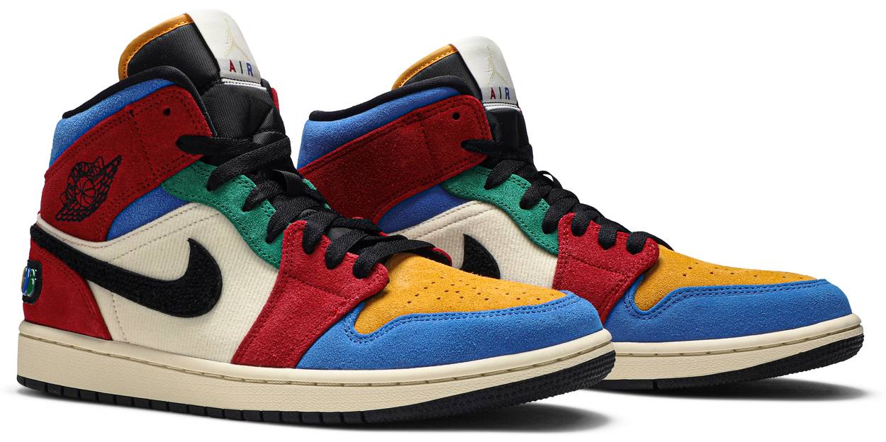 Blue The Great x Air Jordan 1 Mid 'Fearless'