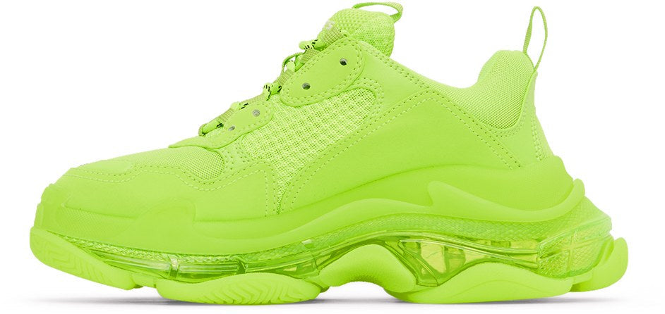 Balenciga Tripple S Fluo Yellow