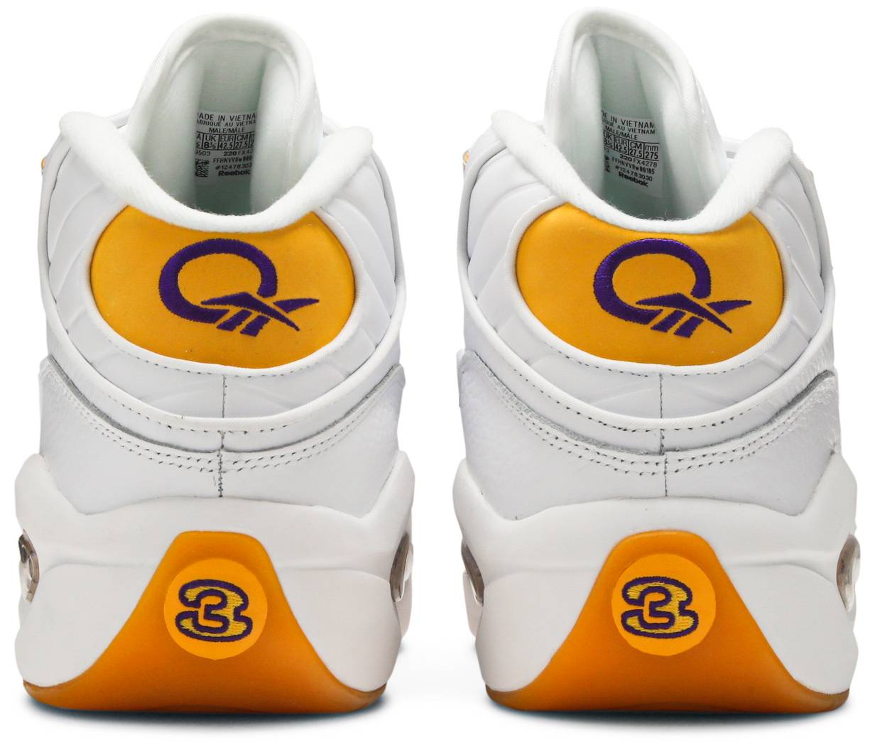 Reebok Question Mid 'Yellow Toe'