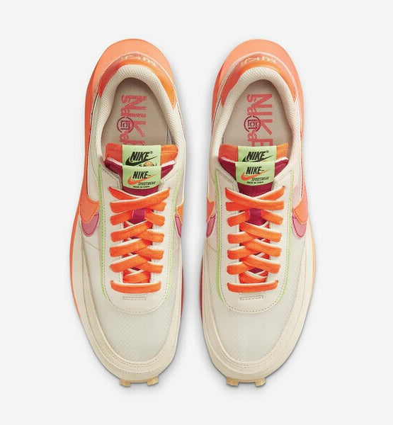 sacai x Clot x LDWaffle 'Net Orange Blaze'