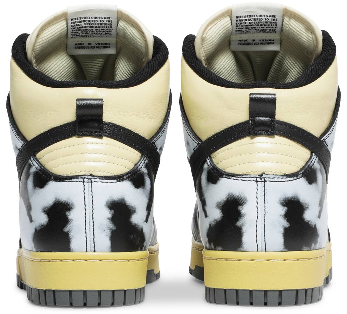 Dunk High 1985 'Black Acid Wash'