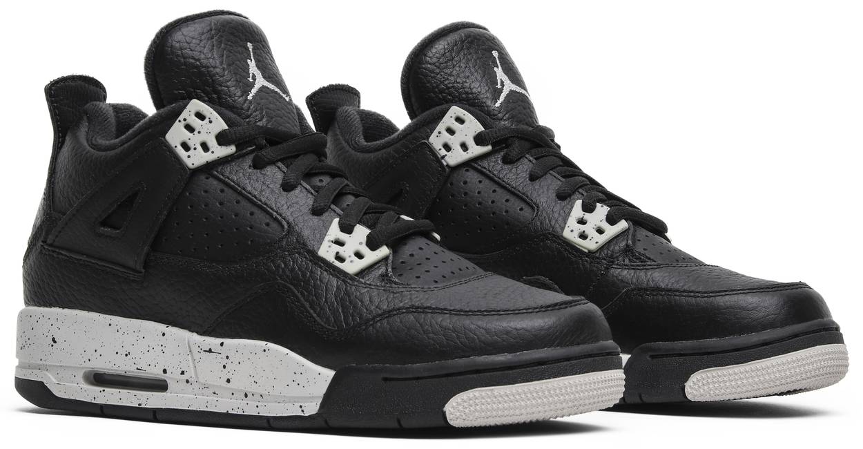 Air Jordan 4 Retro BG 'Oreo'