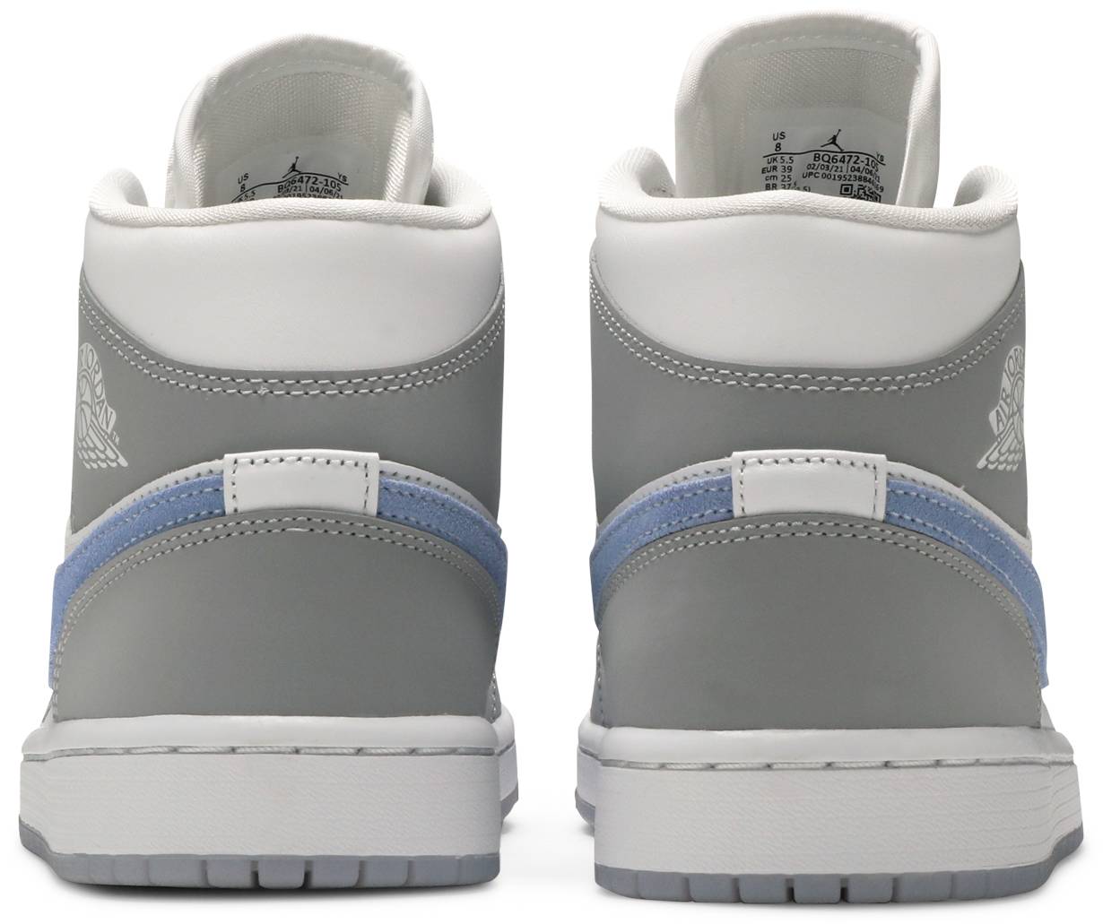 Wmns Air Jordan 1 Mid “White Wolf Aluminum”