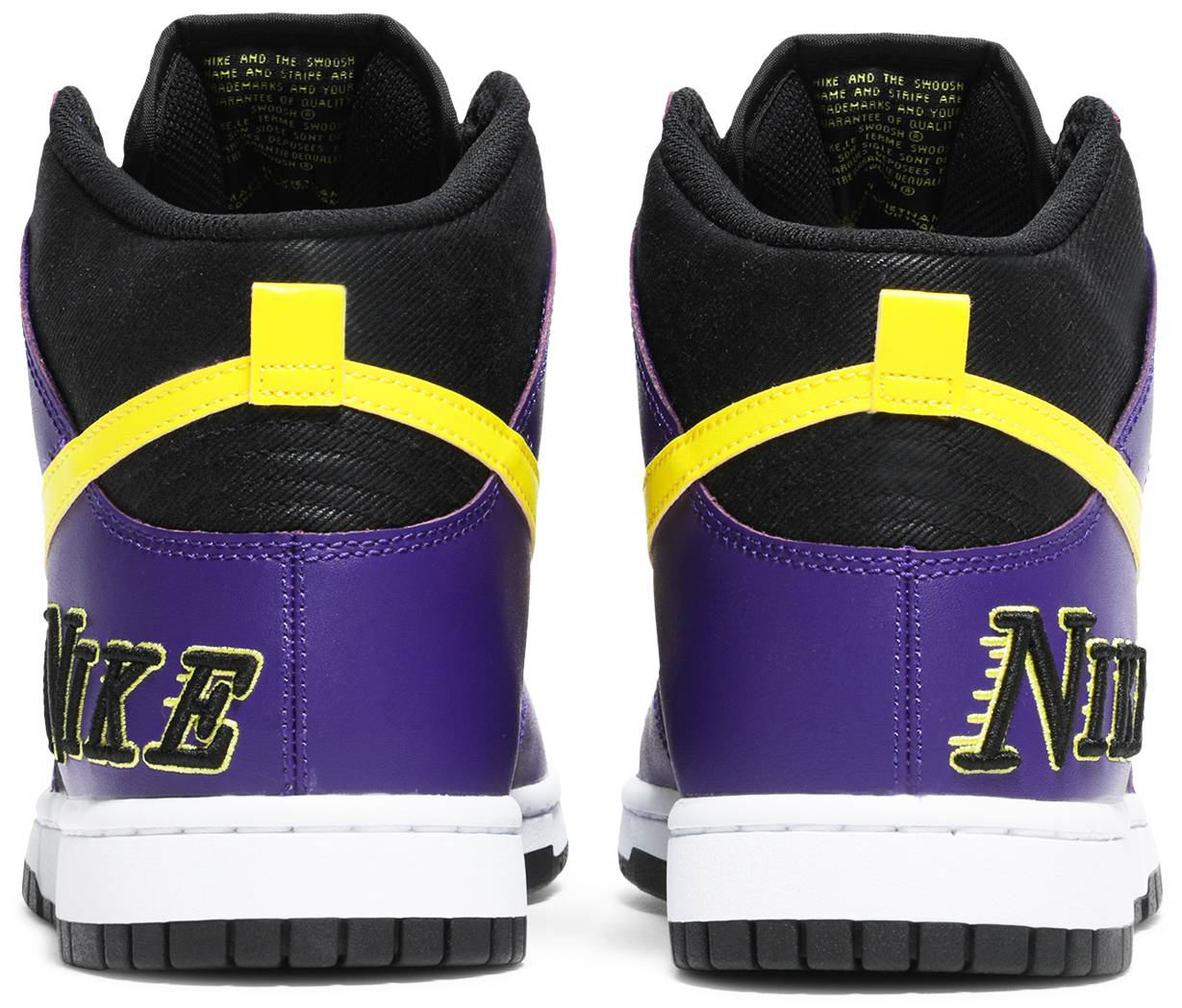 Dunk High Premium EMB 'Lakers'