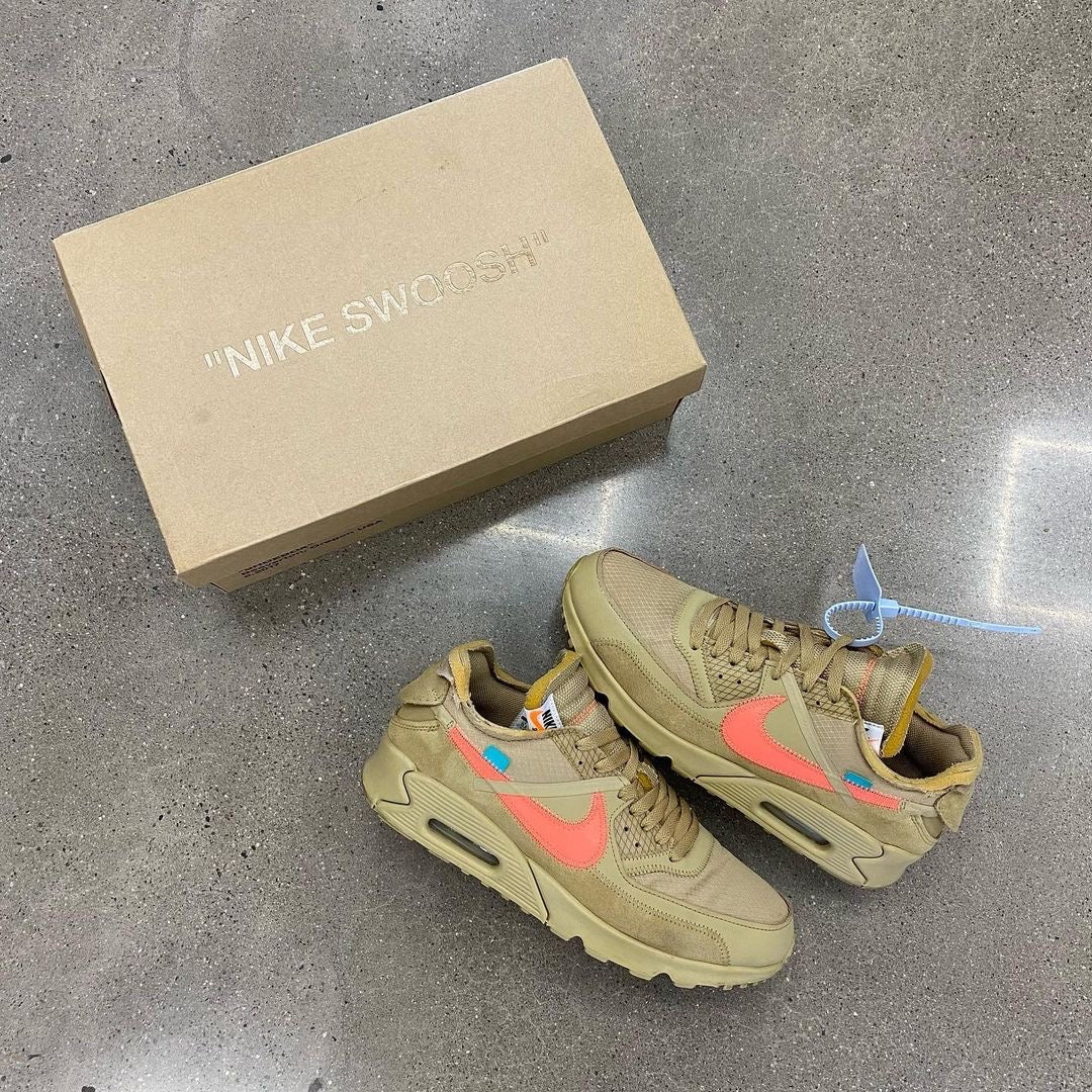 Off-White x Air Max 90 'Desert Ore'