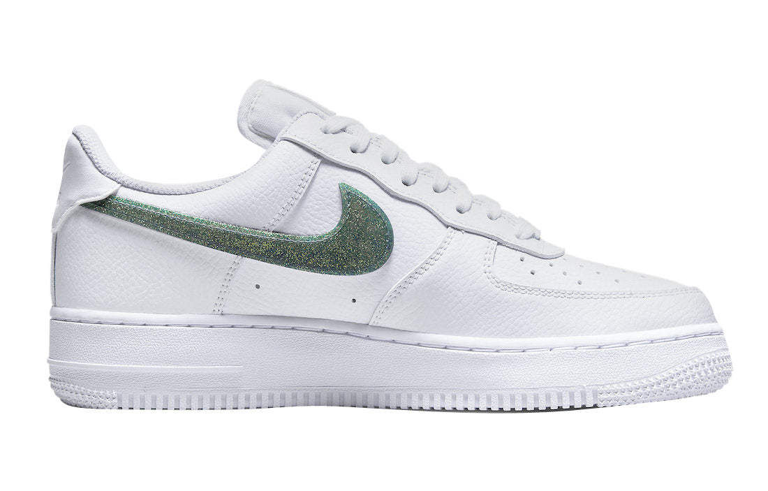 Wmns Air Force 1 Low 'Glitter Swoosh - Celery'