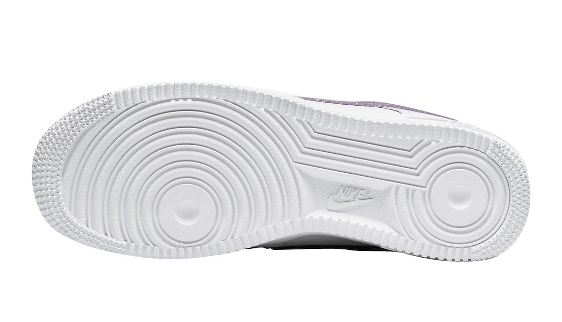 Wmns Air Force 1 Low 'Glitter Swoosh - Canyon Purple'